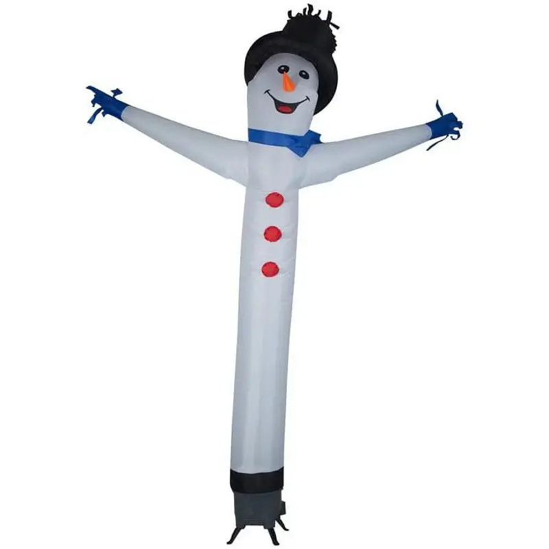 12-Foot Jolly Jiggler Animated Snowman Inflatable With Internal Spotlight 1