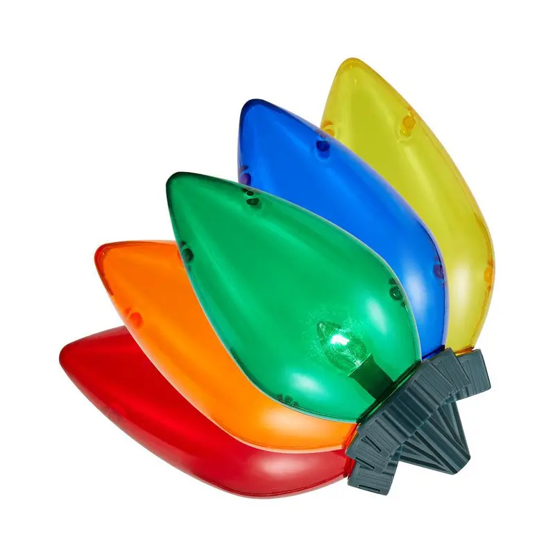 20-Inch Giant C7 Multi-Color Pathway Light Set – Pack Of 5 1