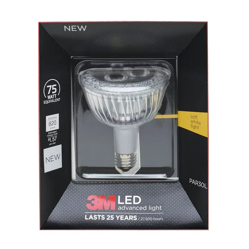 3M Led Par-30L Advanced Light Bulbs – 75W Equivalent, Soft White 1
