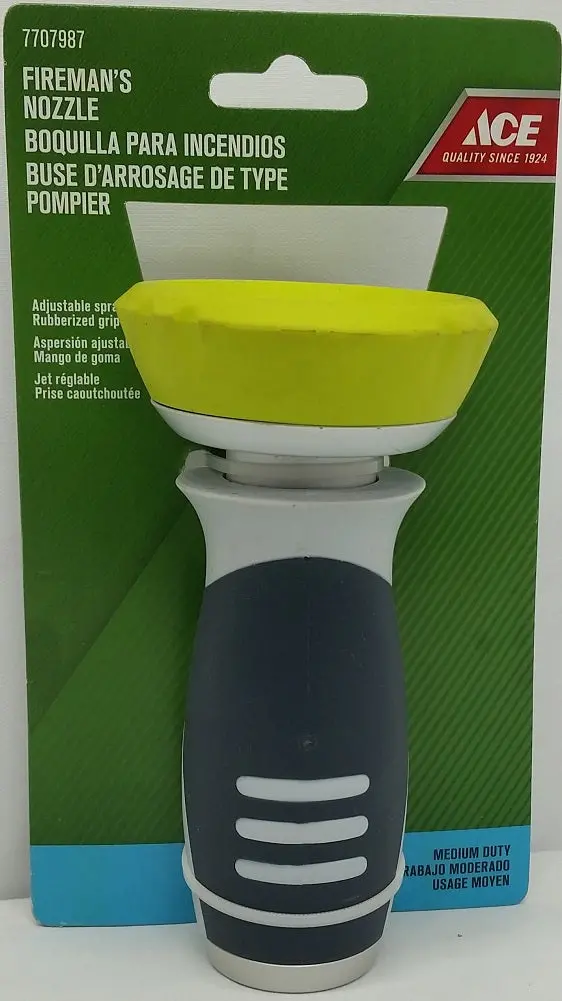 Ace Medium-Duty Plastic Fire Nozzle For High-Pressure Applications – Green Finish 1