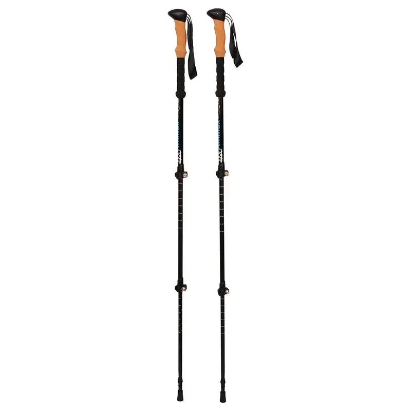 Adjustable Aluminum Trekking Poles With Cork Grips 1