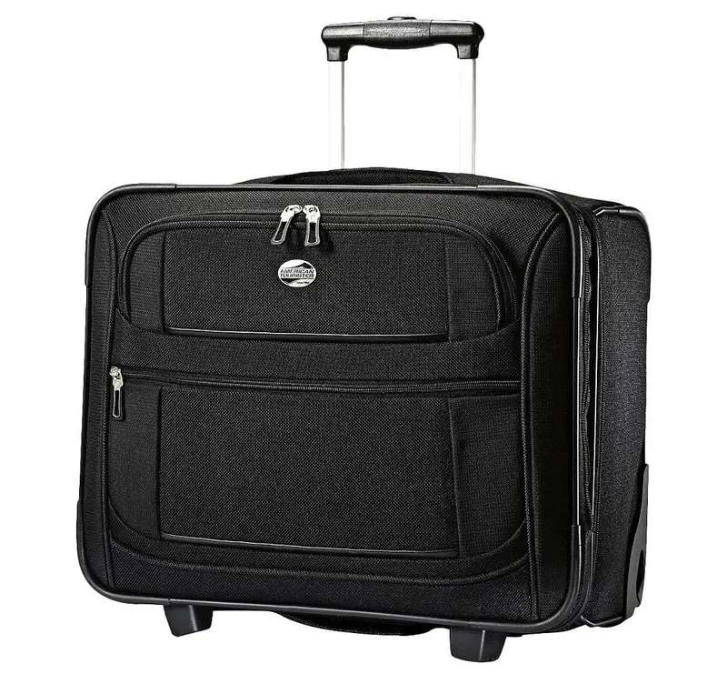 American Tourister Delite 2.0 Carry-On Luggage – Lightweight Wheeled Boarding Bag In Black 1