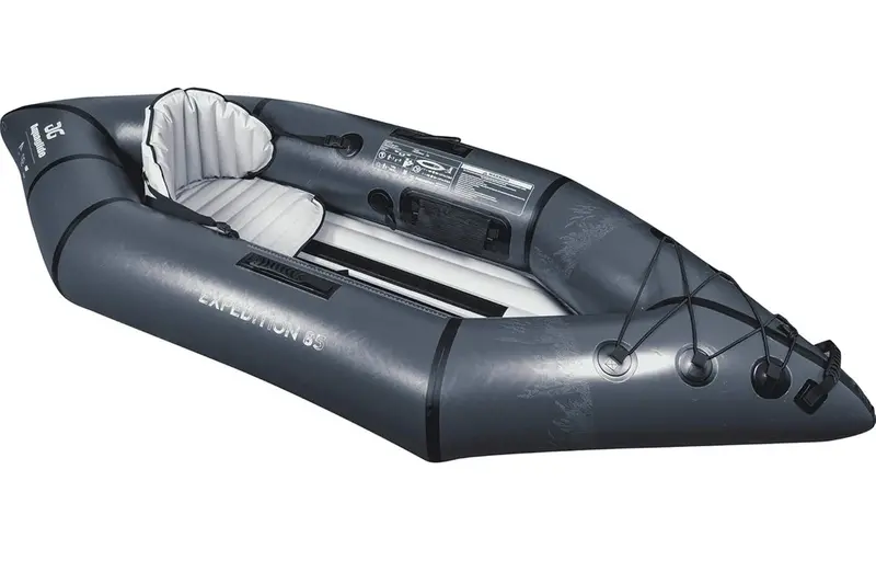 Aquaglide Backwoods Expedition 85 – Lightweight 1-Person Tpu/Nylon Kayak For Adventure 1