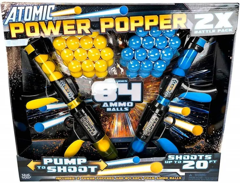 Atomic Power Popper 2X Battle Pack – 84 Count Ammo Ball Set 1