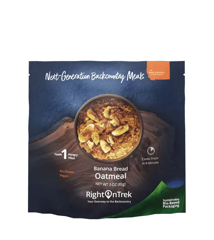 Banana Bread Oatmeal Meal – Single-Serving Freeze-Dried Food 1