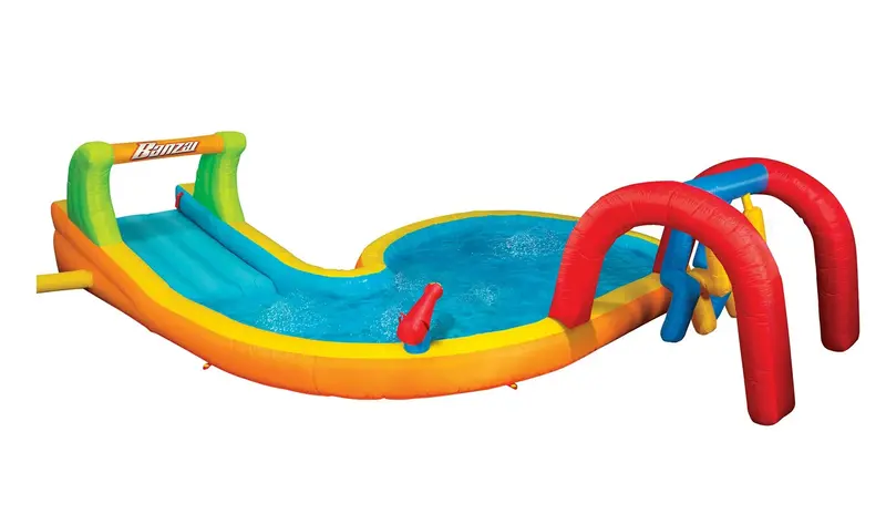 Banzai Splash Zone Inflatable Water Park For Kids 1
