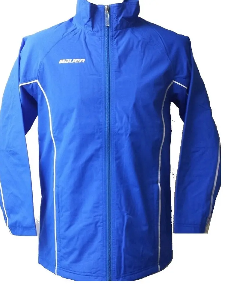 Bauer Senior Warm-Up Hockey Jacket – Royal Blue, Small Size 1