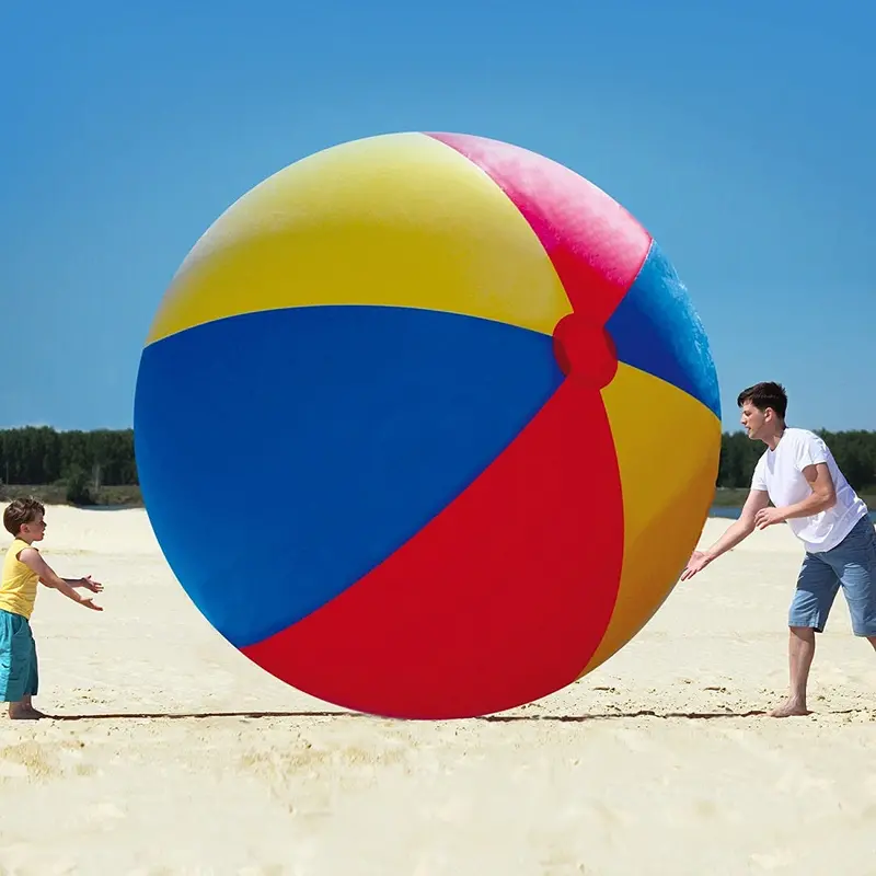 Big Mouth Toys 10-Foot Giant Inflatable Beach Ball 1