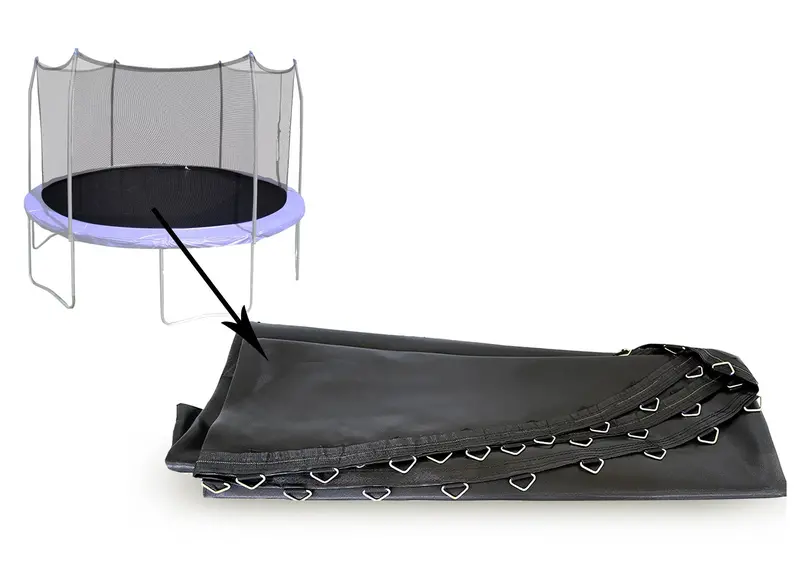 Bouncepro 14Ft Round Trampoline Replacement Mat – Durable Woven Polypropylene 1