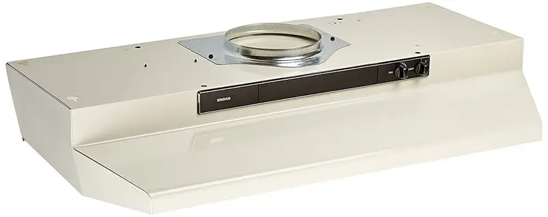 Broan 36-Inch Convertible Under-Cabinet Range Hood In Bisque 1