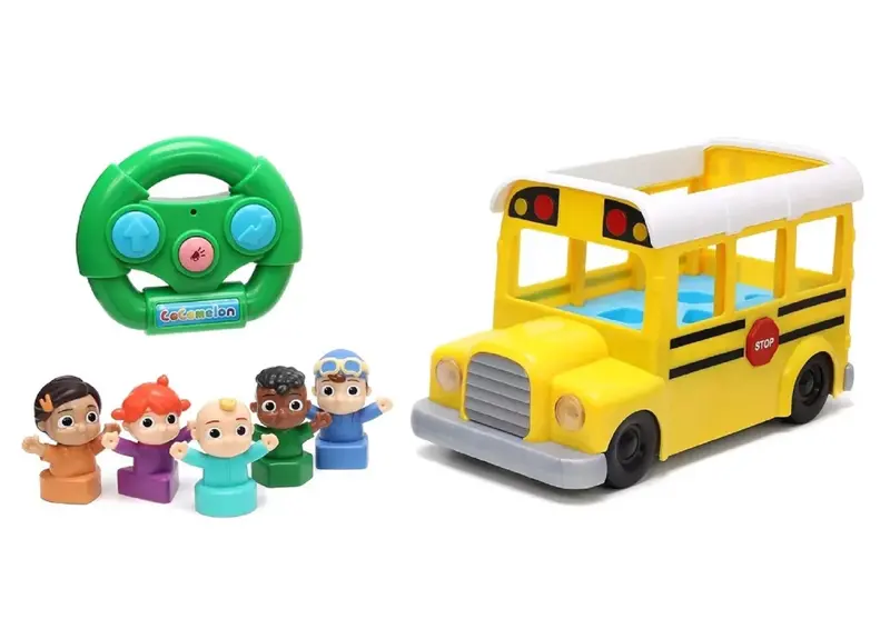 Cocomelon Sing & Dance School Bus Remote-Controlled Playset 1