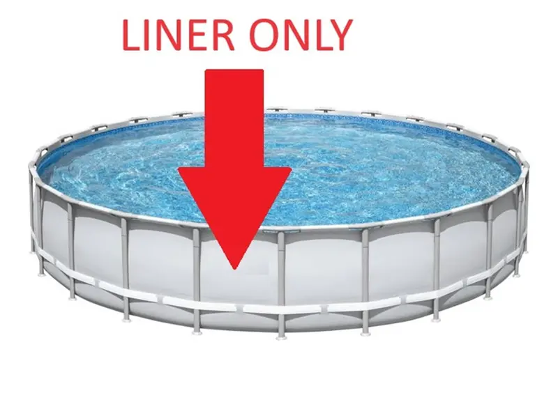 Coleman Power Steel 24 Ft X 52 In Round Pool Replacement Liner 1