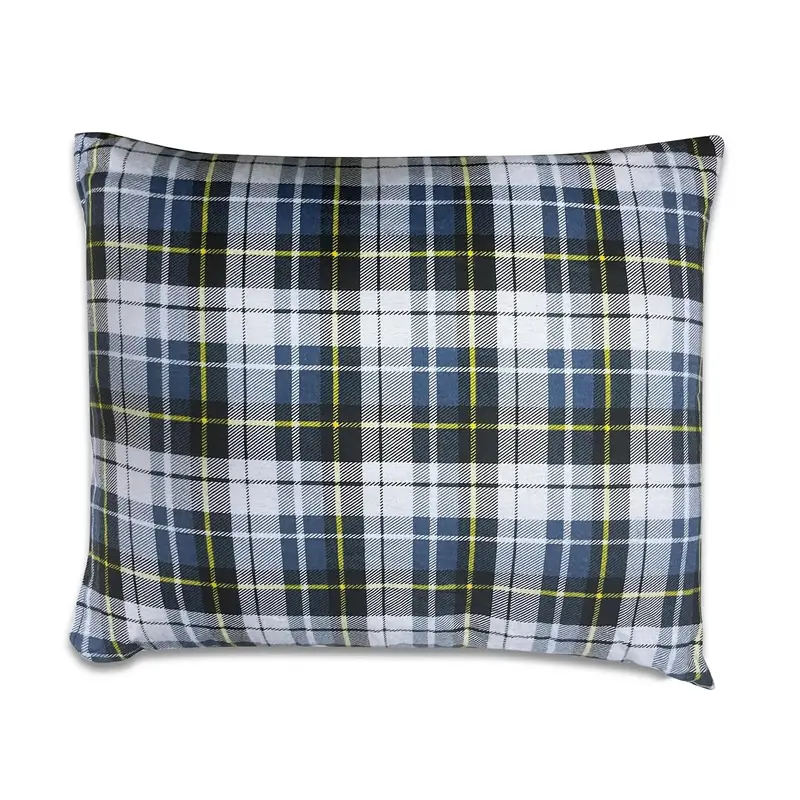 Compact Compressible Camping Pillow – Lightweight Travel Pillow With Removable Flannel Cover & Carry Pouch 1