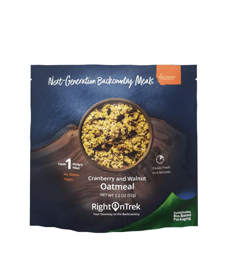 Cranberry & Walnut Oatmeal Breakfast For One 1