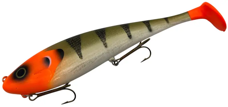 Custom Magnum Shallow Swimmin’ Dawg – Orange Head Perch Style 1