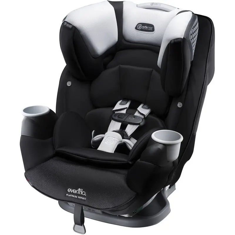 Evenflo Platinum Safemax All-In-One Convertible Car Seat – Shiloh Fabric Option 1