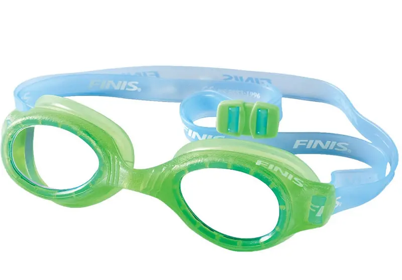 Finis H2 Jr. Youth Swimming Goggles – Green Lens With Clear Anti-Fog Coating 1