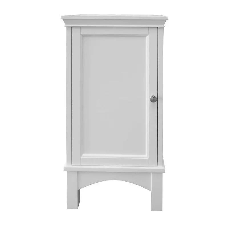 Foremost Pegasus Haven 17-Inch Wide White Linen Storage Cabinet 1