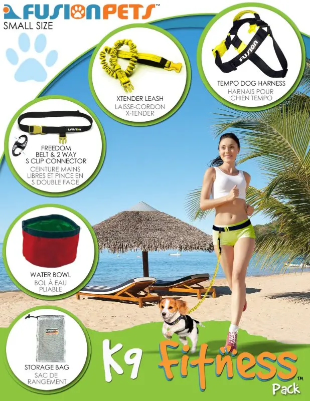 Fusion Pets K9 Hands-Free Fitness Pack — Adjustable Harness For Dogs 10–30 Lbs 1