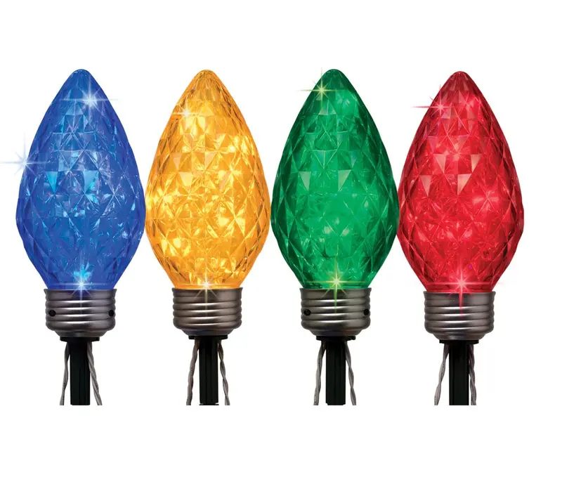 Ge Staybright Random Sparkle Jumbo G-90 Pathway Lights – 4-Pack, 60 Leds Each, Multicolor 1