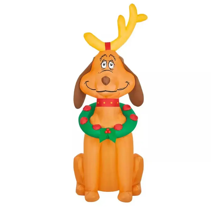 Gemmy 4-Foot Led Max Christmas Inflatable With Festive Wreath 1