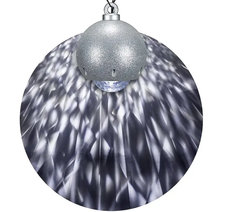 Gemmy Lightshow Kaleidoscope Hanging Projection Ornament – Multi-Mode White Light 1