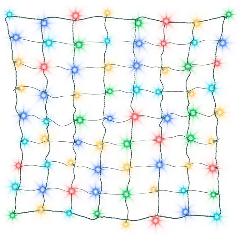 Gemmy Orchestra Of Lights 5-Ft × 4-Ft Color-Changing Net Light Display 1