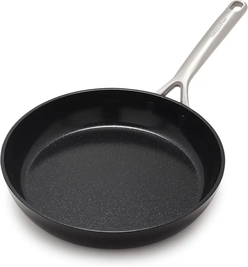 Greenpan Gp5 10-Inch Hard-Anodized Ceramic Non-Stick Frying Pan – Sleek Black 1