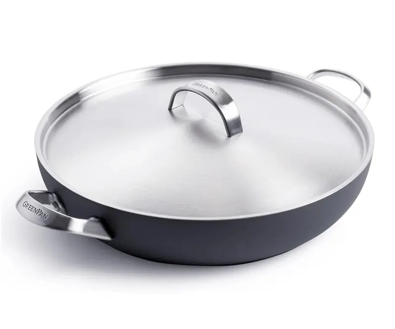 Greenpan Paris Collection 11-Inch Everyday Ceramic Nonstick Fry Pan With Lid 1