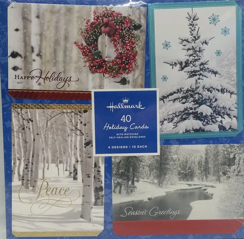 Hallmark Season’S Greetings Holiday Card Pack – 40 Cards With Envelopes 1