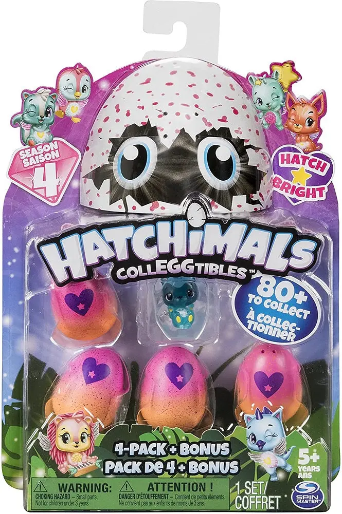 Hatchimals Colleggtibles Season 4 Mystery 4-Pack – Assorted Bonus Colors 1
