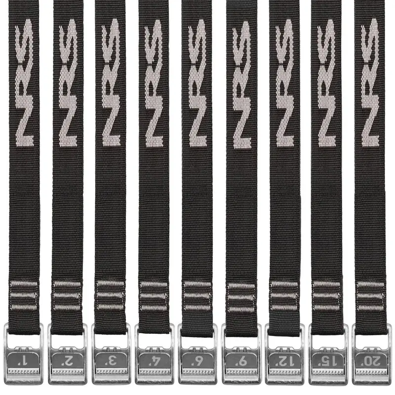 Heavy-Duty 1-Inch Hd Tie-Down Straps – Ratchet Securing System For Gear Transport 1