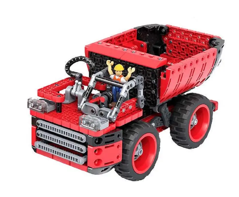 Hexbug Vex Robotics Red Dump Truck Stem Kit – 320+ Piece Educational Build 1