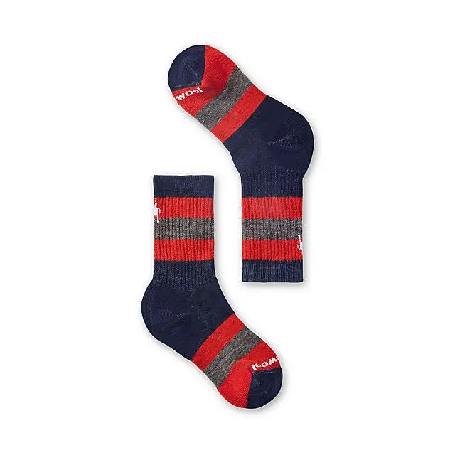 Hike Full Cushion Striped Kids’ Socks – Youth Trail Socks For All-Day Comfort 1