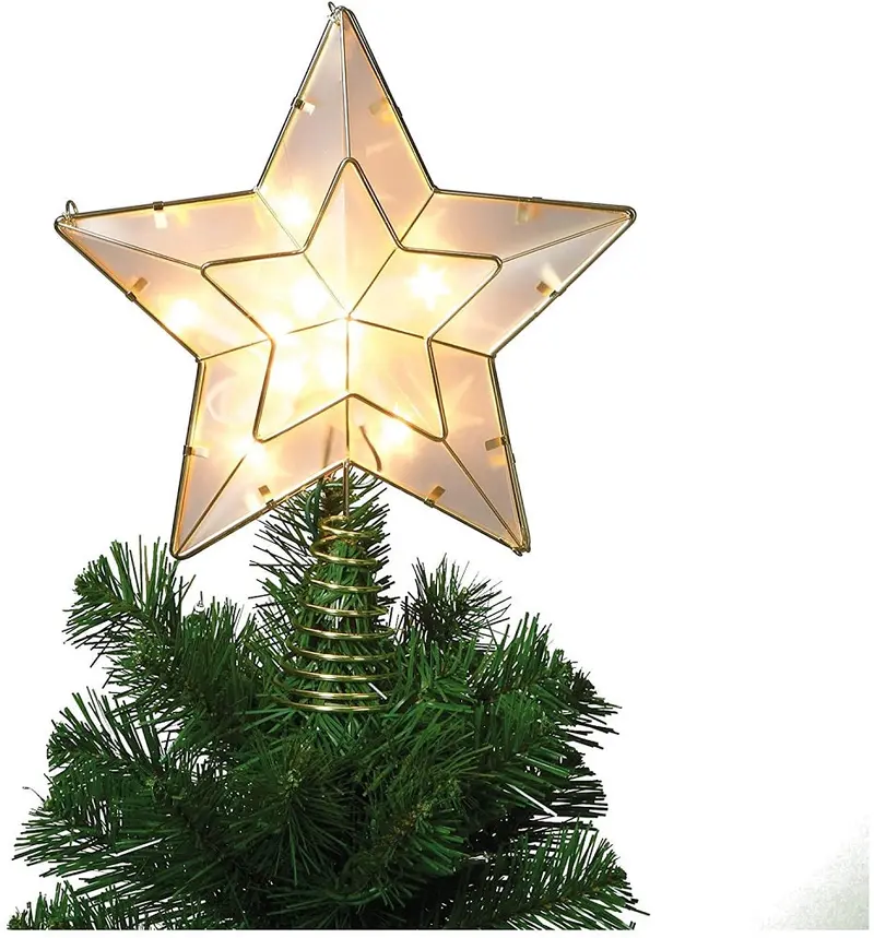Home Accents Holiday 11-Inch Star-Shaped Tree Topper 1