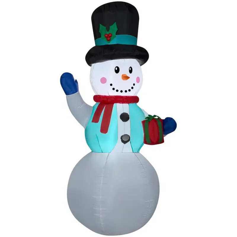 Home Accents Holiday 6.5-Foot Led Snowman Airblown Inflatable 1