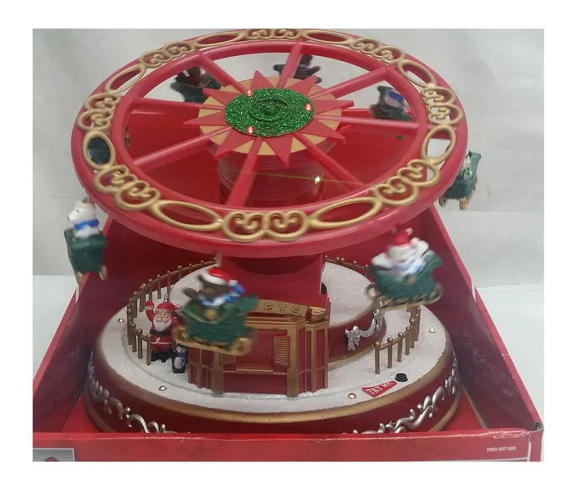 Home Accents Holiday Animated Tilt-A-Wheel – Led-Lit Musical Light Display 1
