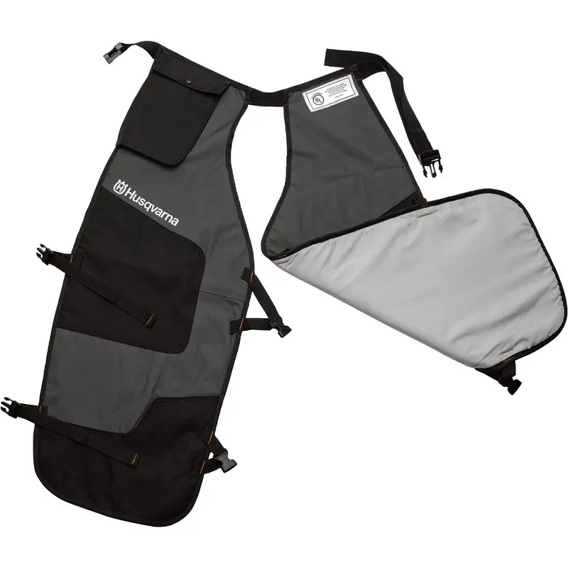 Husqvarna Chainsaw Chaps For Professional Use – Durable Gray And Black Protective Legwear 1