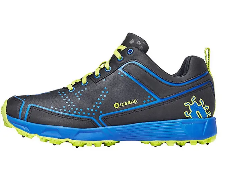 Icebug Dts2 M Bugrip Men’S Traction Running Shoes – Black/Cobalt (Size 10) 1