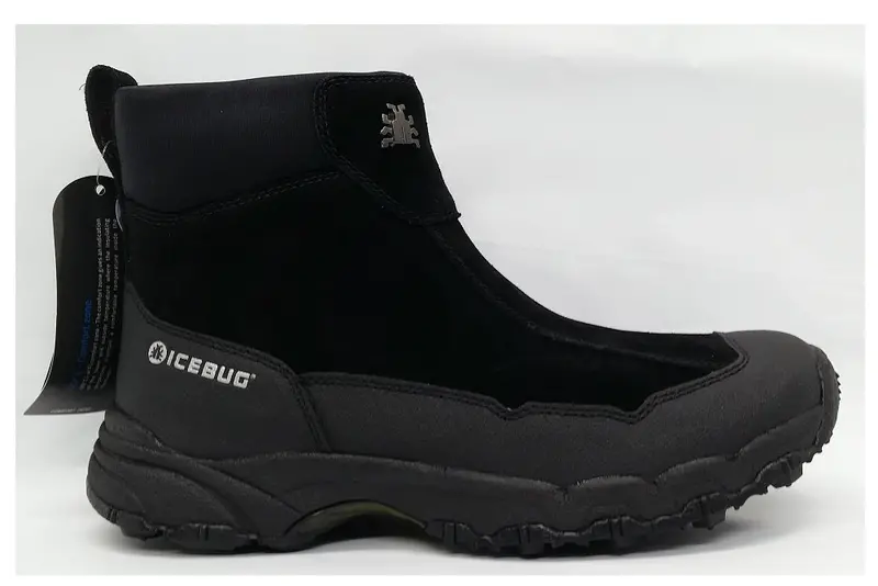 Icebug Metro L Bugrip Women’S Winter Boots – Black, Size 10.5, Studded Traction 1