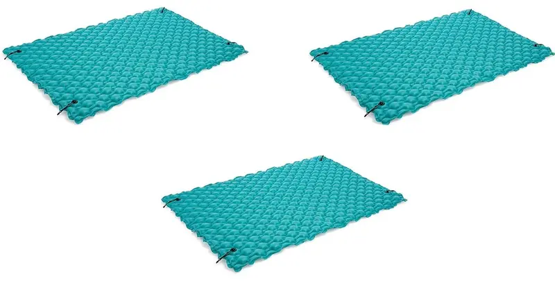 Intex Giant Floating Platform Mat – 9.5 Ft × 7 Ft Inflatable Pool & Lake Lounger (3-Pack) 1