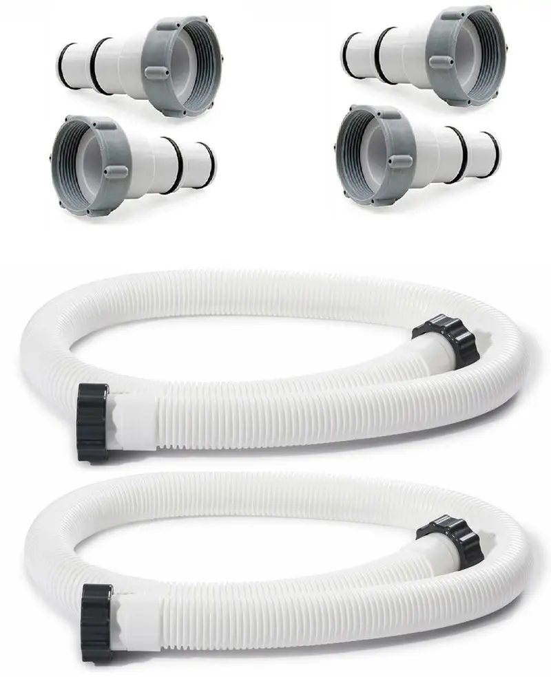 Intex Pool Hose Accessory Kit – 2X Adapter A Units + 2X 1.5" Diameter Pump Hoses 1