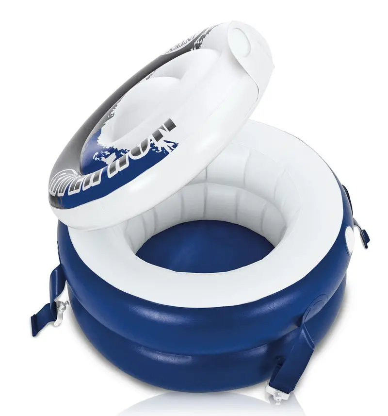 Intex River Run Connect Floating Cooler – Inflatable Poolside Beverage Carrier 1