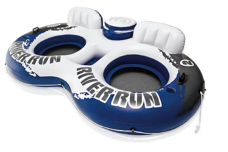 Intex River Run Ii Inflatable Lounge Float – 95.5" X 62", Water Sport Relaxer 1