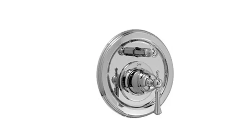 Jado Hatteras Tub & Shower Diverter Valve Trim – Pressure-Balanced, Lever Handles 1