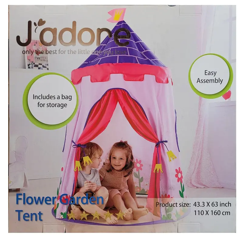 J’Adore Flower Garden Play Tent – 43.3" × 63" Pop-Up Kids’ Canopy 1