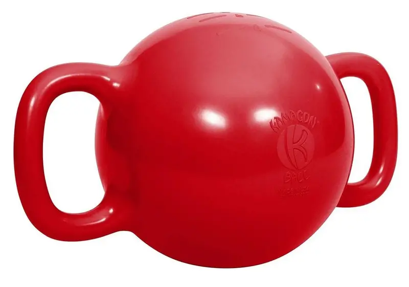 Kamagon Fitness Ball – Red, 14-Inch Balance Ball With Bonus Exercise Dvd 1