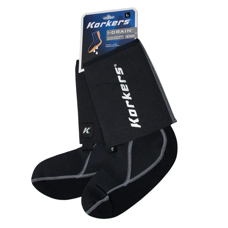 Korkers I-Drain Neoprene Wading Sock With Drainage System 1