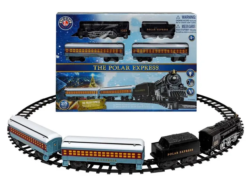 Lionel The Polar Express Battery-Powered Train Set – 28-Piece Ready-To-Play Collection 1