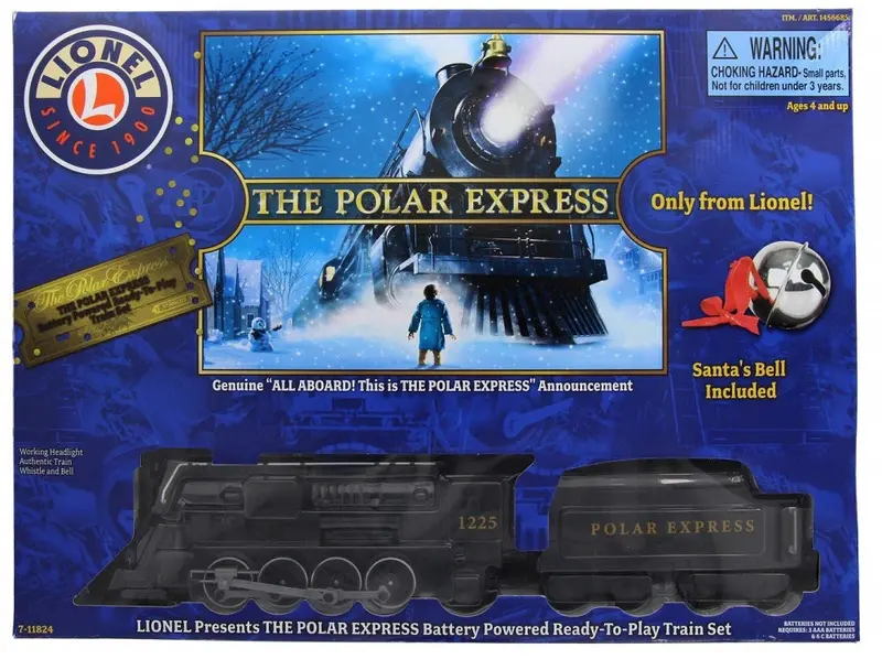 Lionel The Polar Express Battery-Powered Train Set – Includes Santa’S Bell Sound 1